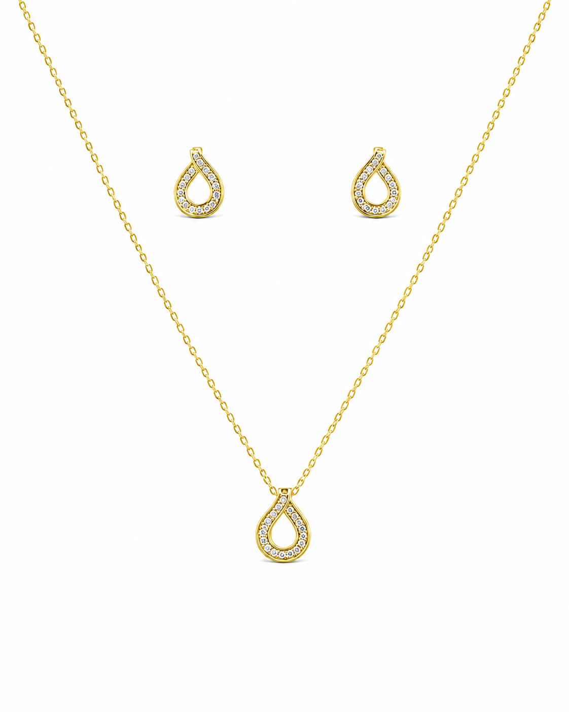 Steel Elegant Everyday Pendant Set