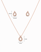 Steel Elegant Everyday Pendant Set