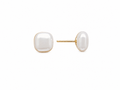 Square Pearl Stud