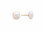 Square Pearl Stud