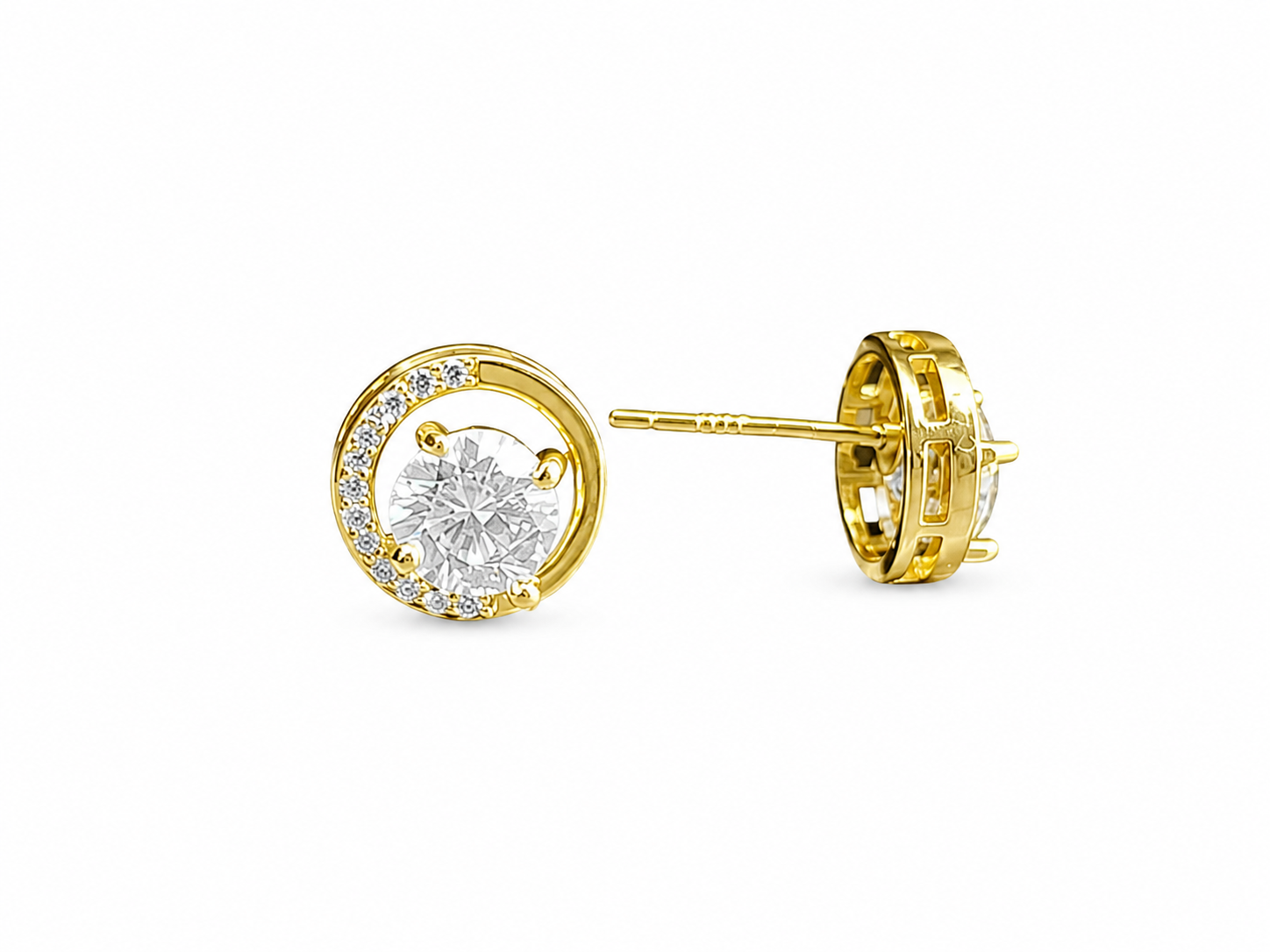 Naomi Solitaire Earrings