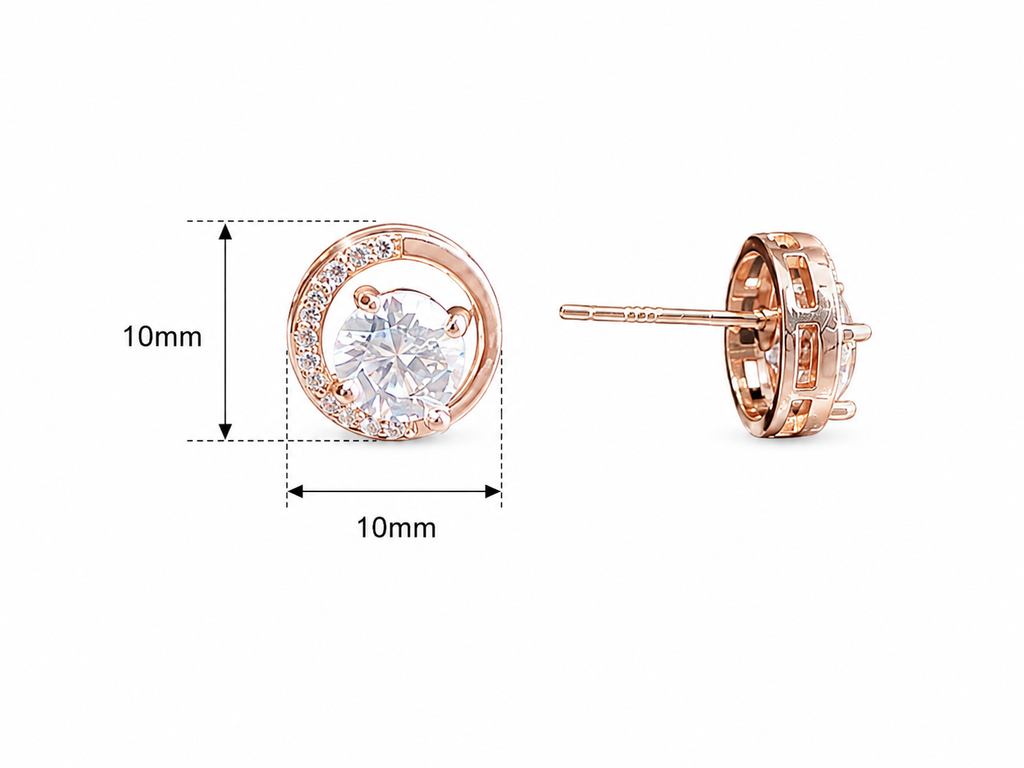 CZ Diamond Stud
