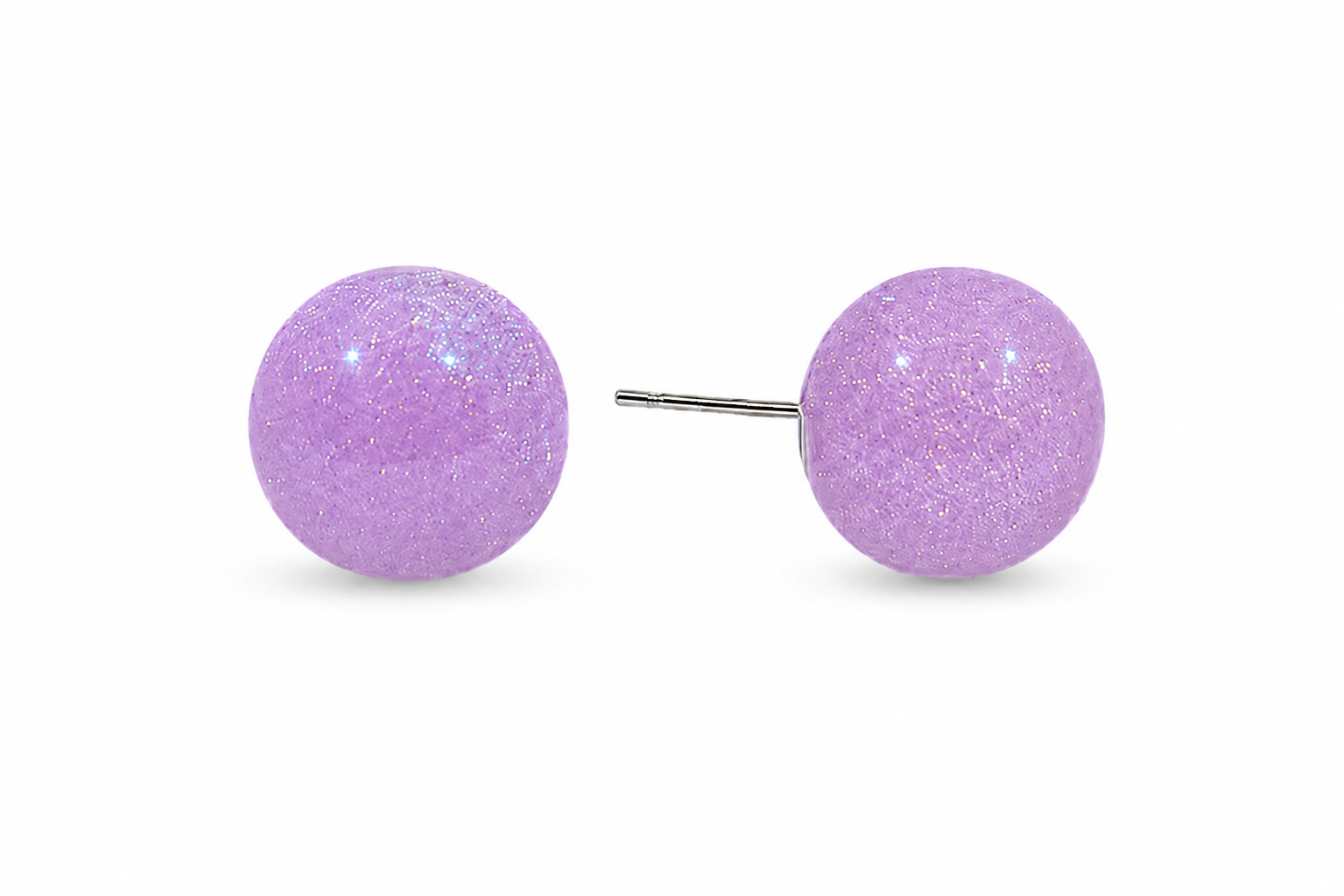 Crystal Glitter Ball Earring