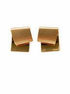 Layered Square Stainless Steel Earrings