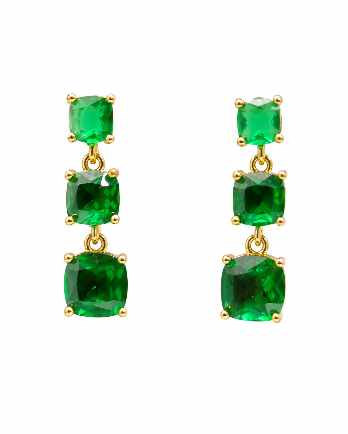 Triple Forest Drop Earring