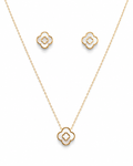 Premium Gold Plated Clover Gift Set