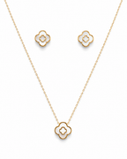 Premium Gold Plated Clover Gift Set
