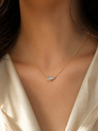 Classic Dual Stone Pendant Chain