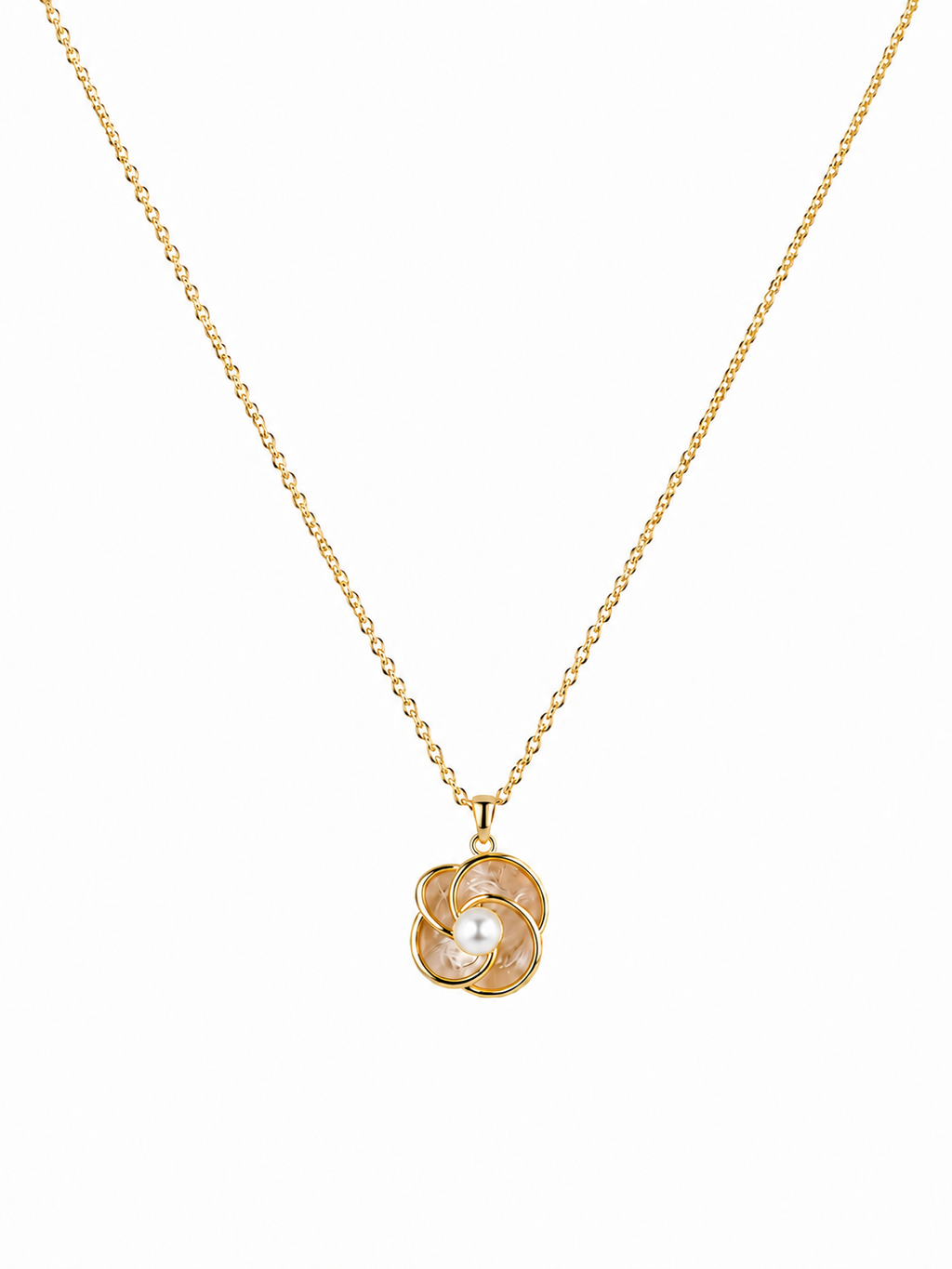 Luxury Floral Moti Pendant Chain