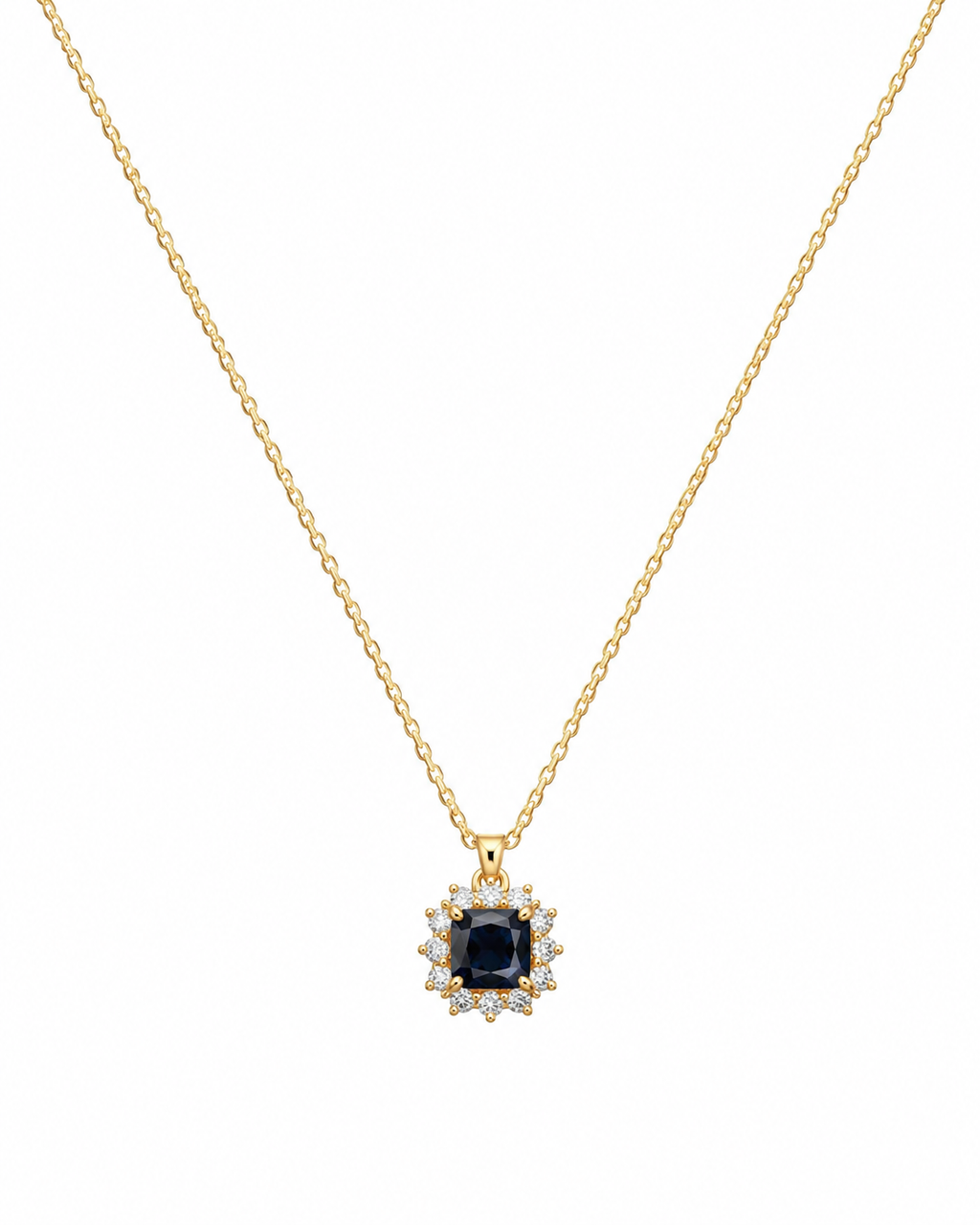 Classic Black Halo Pendant