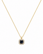 Classic Black Halo Pendant