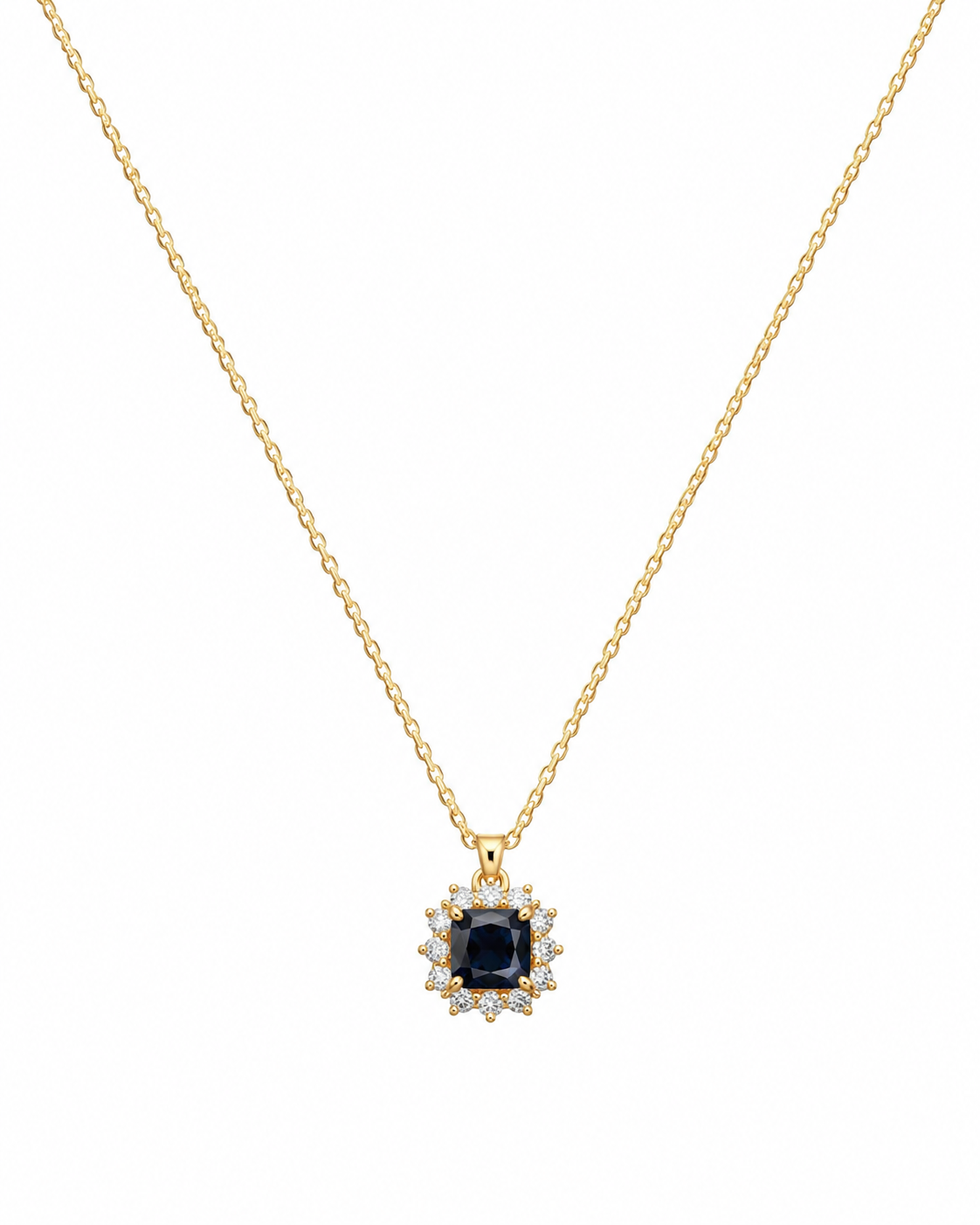 Classic Black Halo Pendant