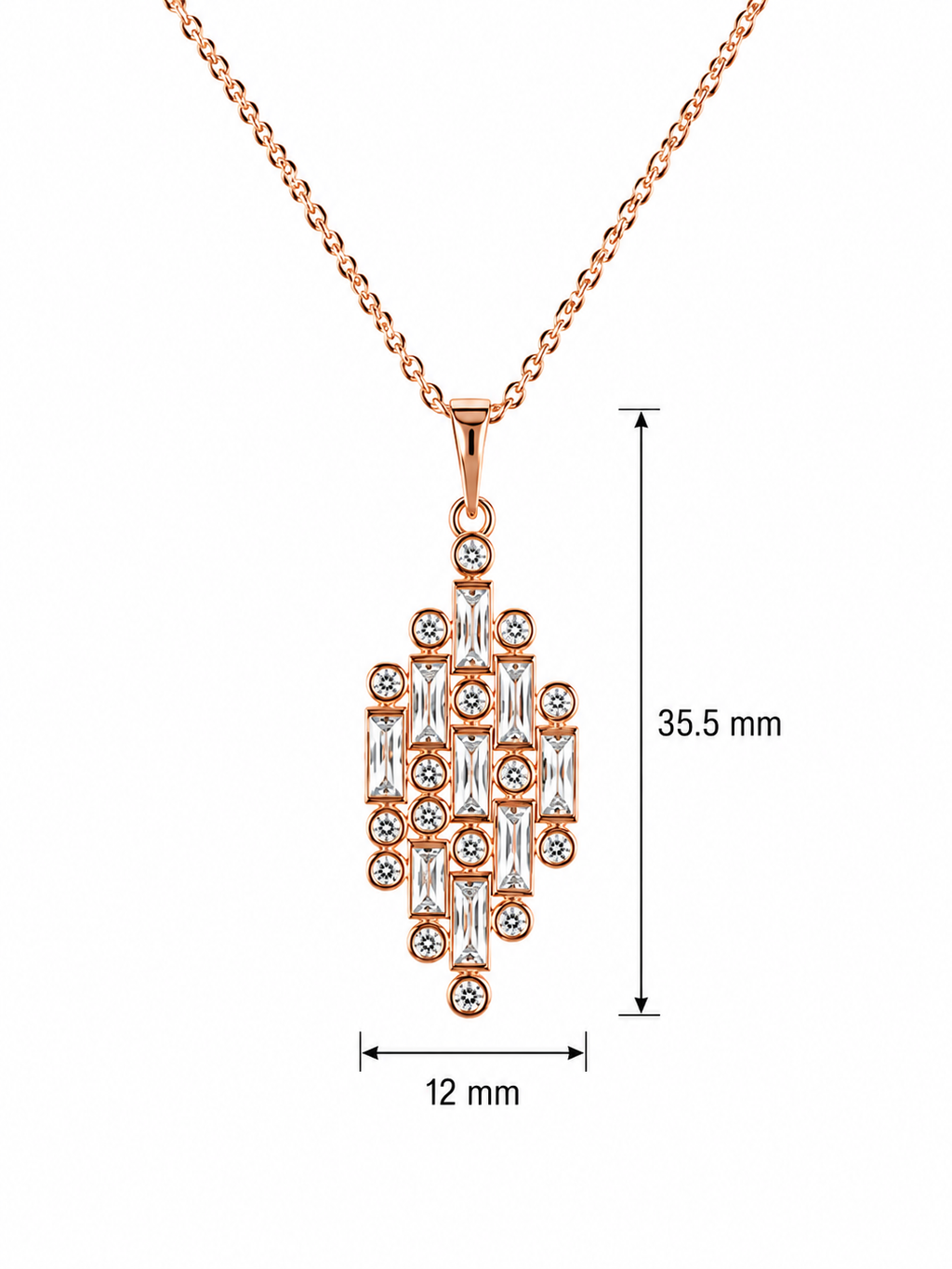 Luxury Copper Based Chain Pendant Chain