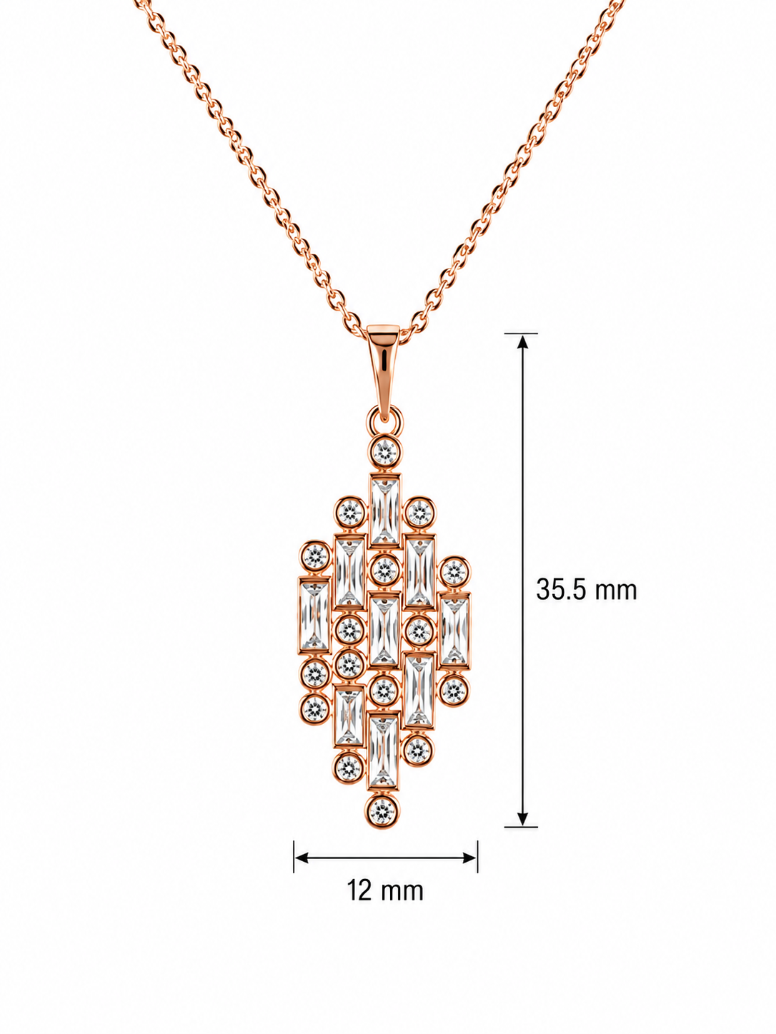 Luxury Copper Based Chain Pendant Chain
