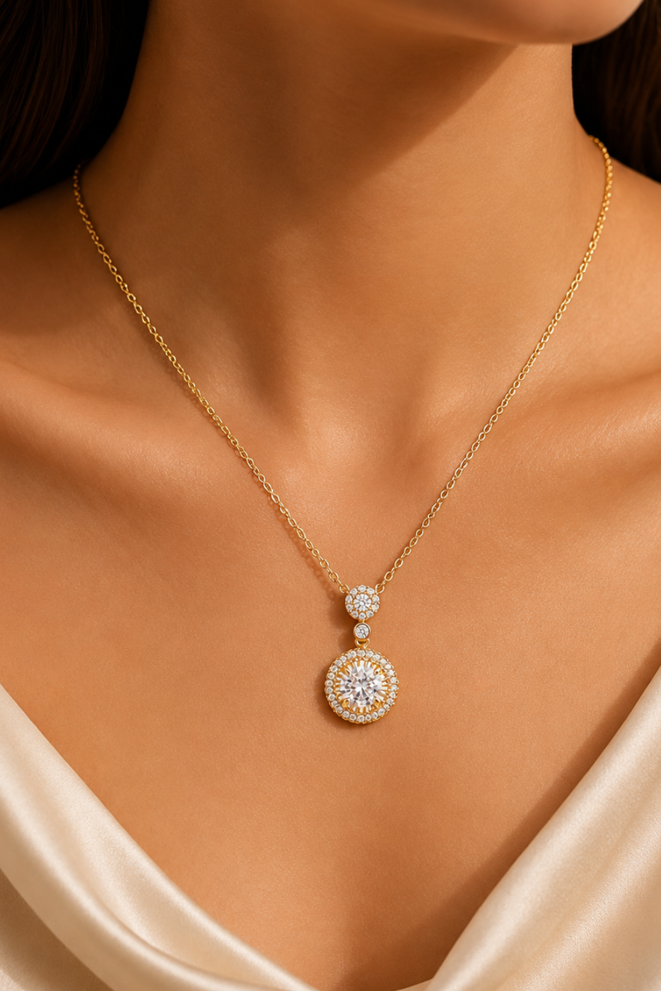 Round Diamond Pendant