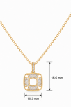 Square Baguette Pendant