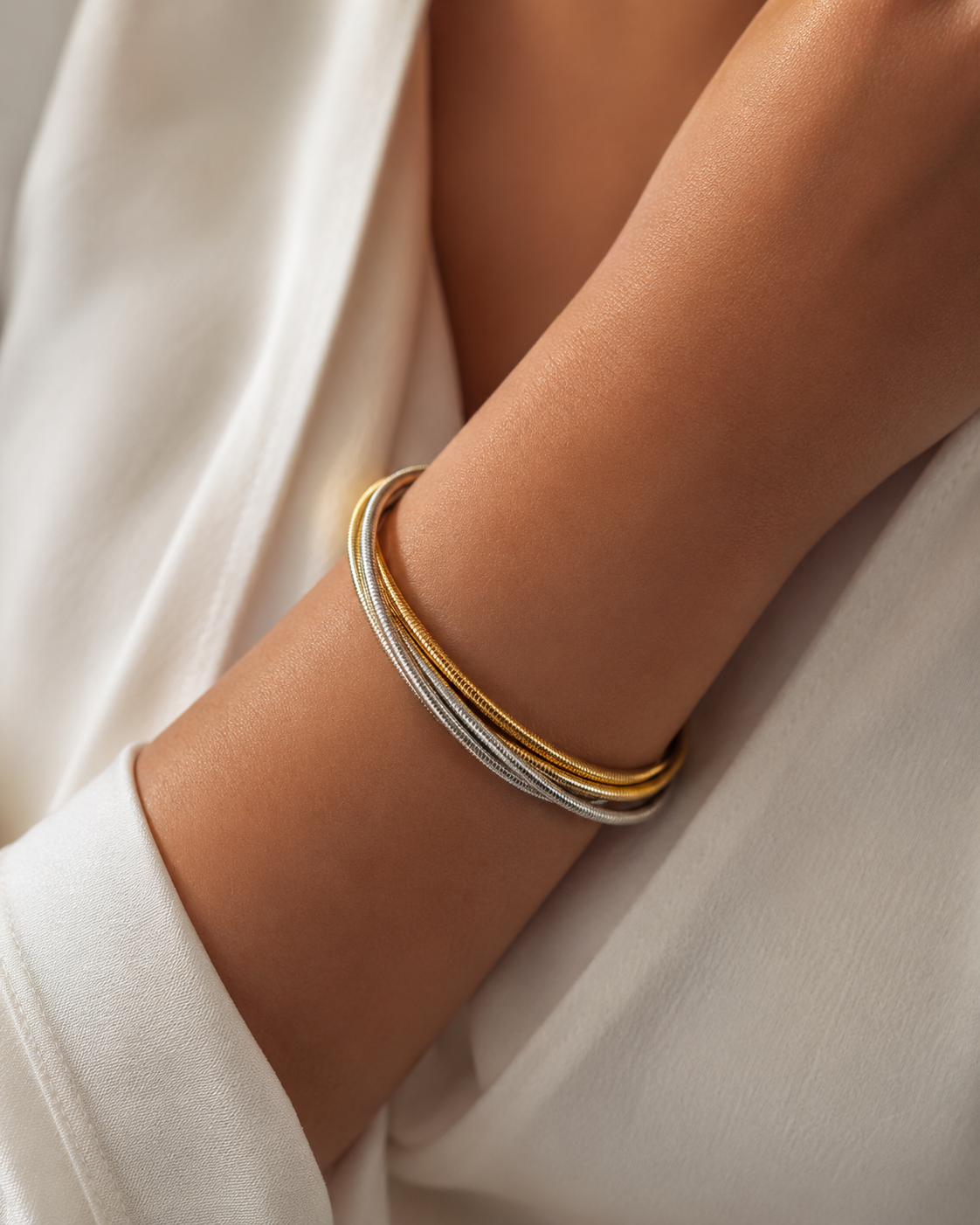 Layered Wire Bracelet