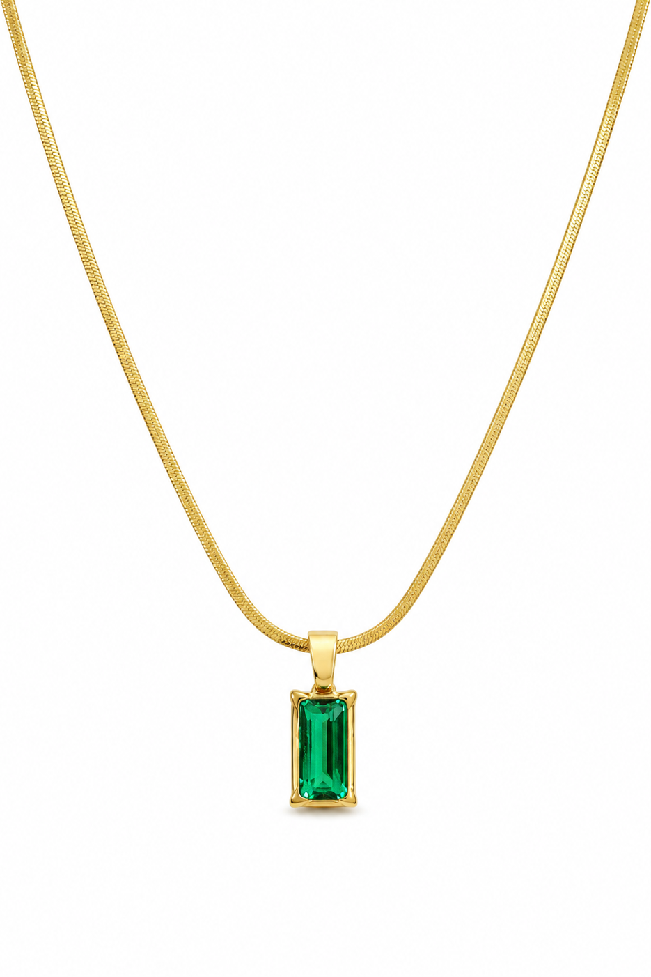 Green Emerald Pendant