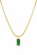 Green Emerald Pendant