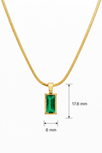 Green Emerald Pendant