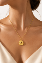 Stainless Steel Gold Kitty Pendant