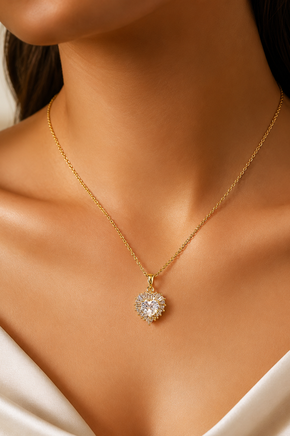 Heart Diamond Pendant