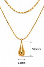 Double Layer Drop Necklace
