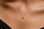 CZ Diamond Studded Pendant