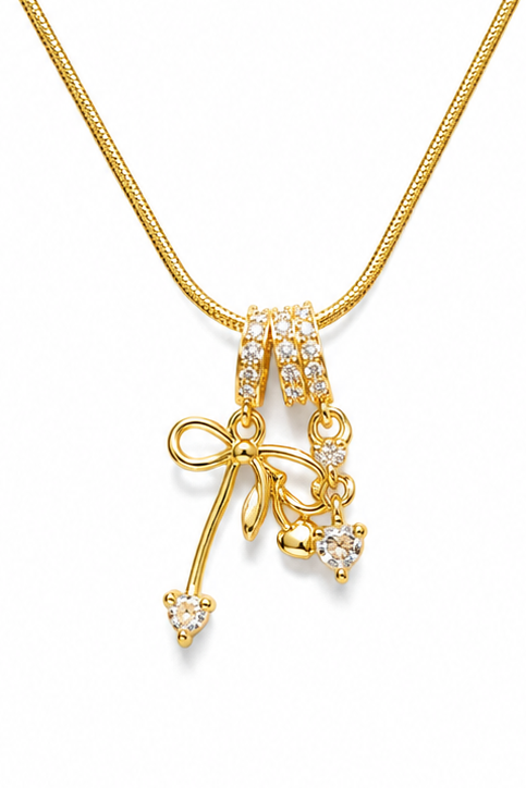 Stainless Steel Diamond Studded Pendant
