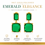 Green Emerald Earring