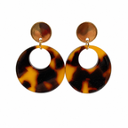 Marble Hole Earring