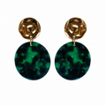 Circle Marble Earring