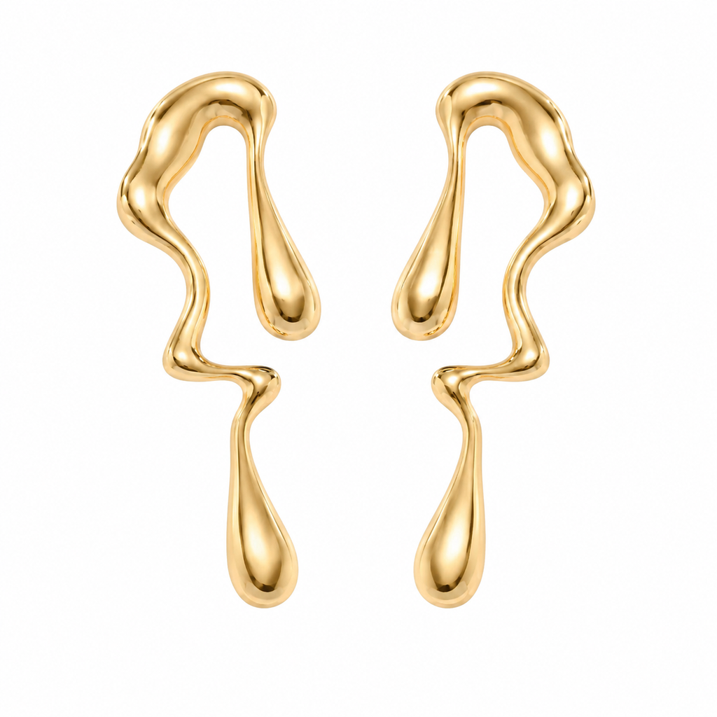 Stainless Steel Drop Earring