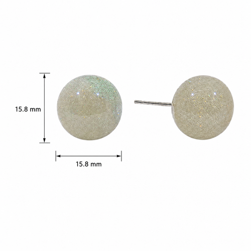 Crystal Glitter Ball Earring