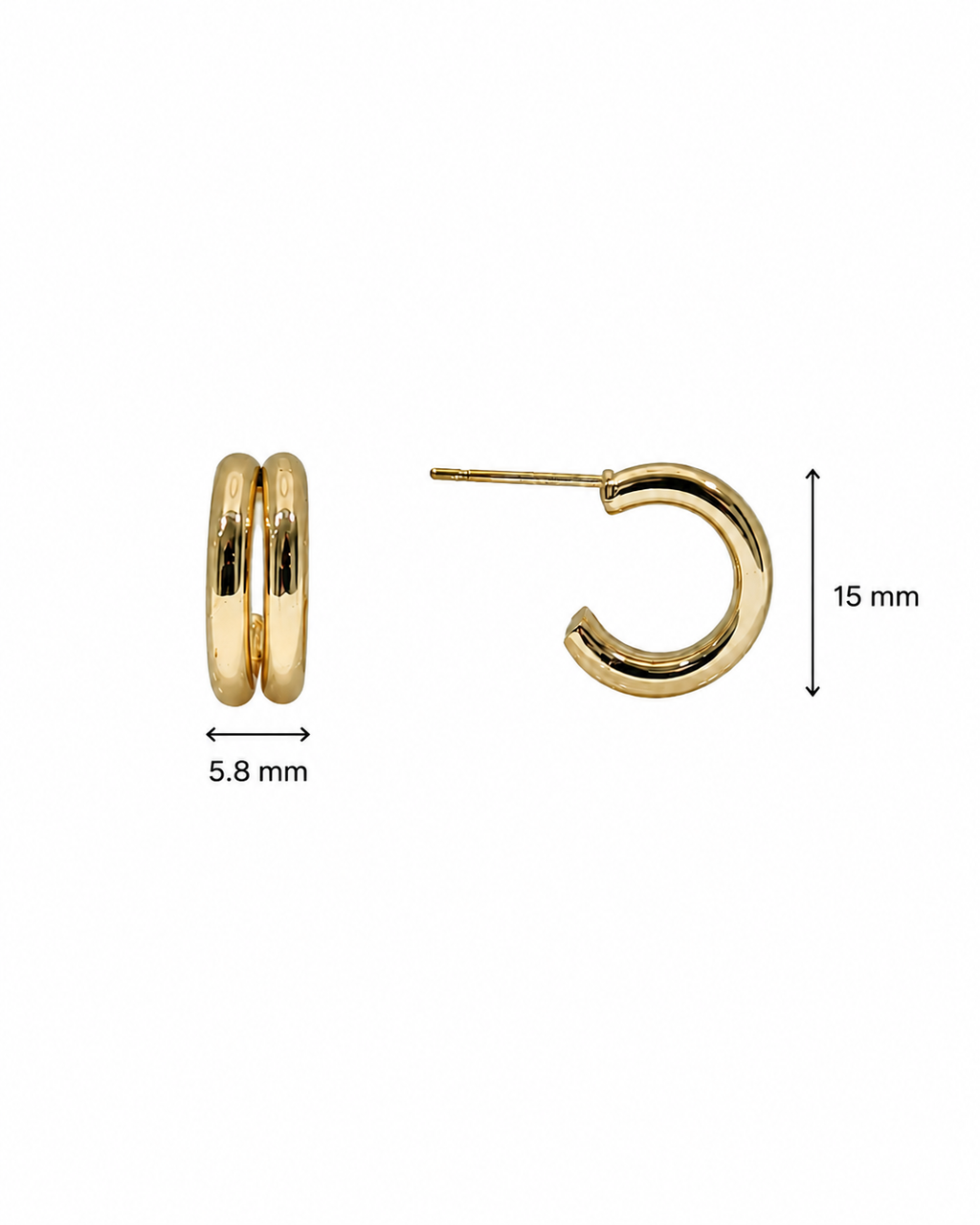 Stainless Steel Half Circle Bali