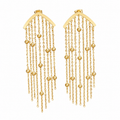 Steel Thread Dangler Earring