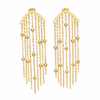 Steel Thread Dangler Earring