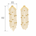 Steel Thread Dangler Earring