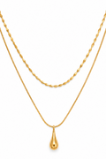 Double Layer Drop Necklace