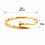 Steel Nail Bracelet