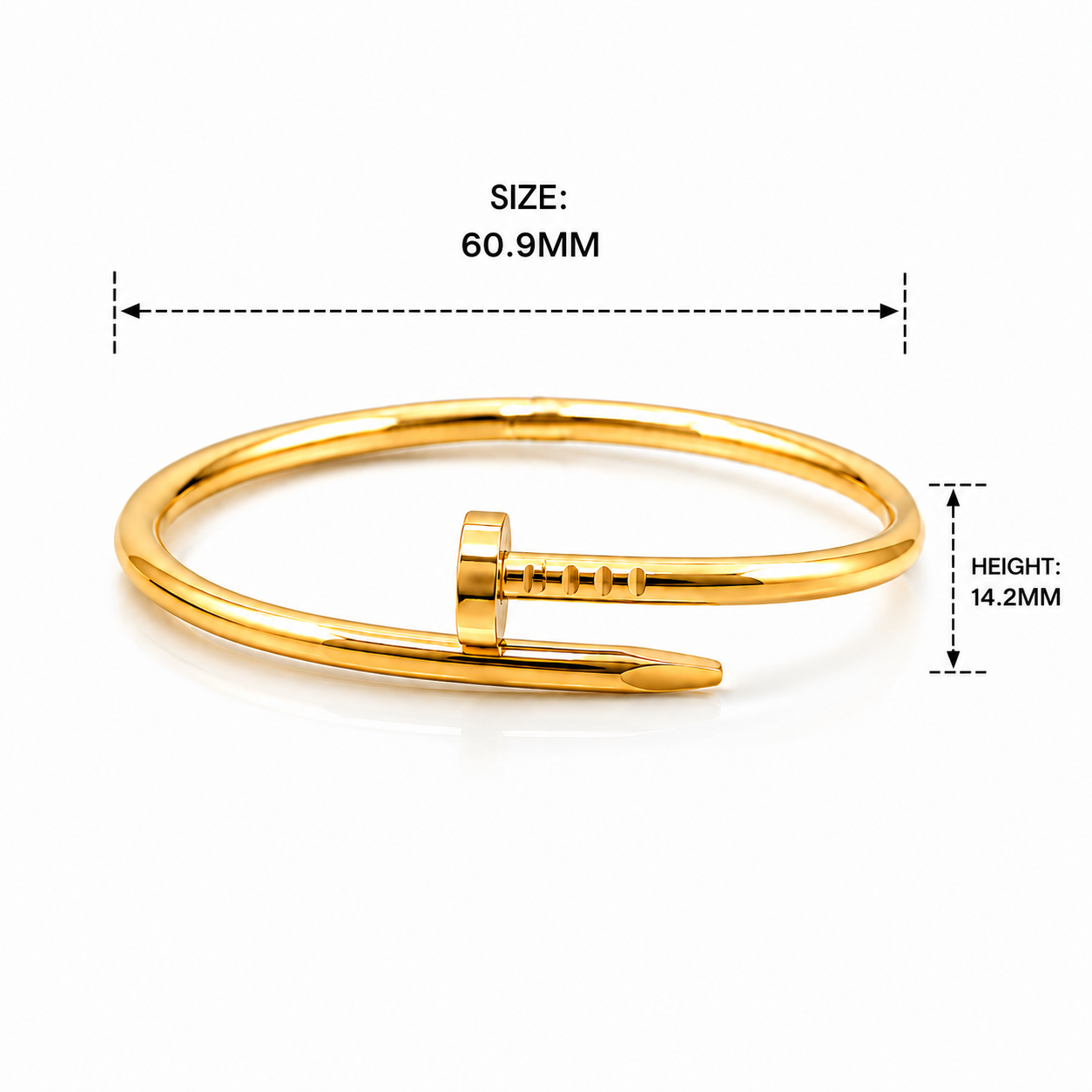 Steel Nail Bracelet