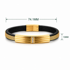 Gold with Cz Bracelet