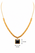 Stainless Steel 18k Gold Plated Necklace