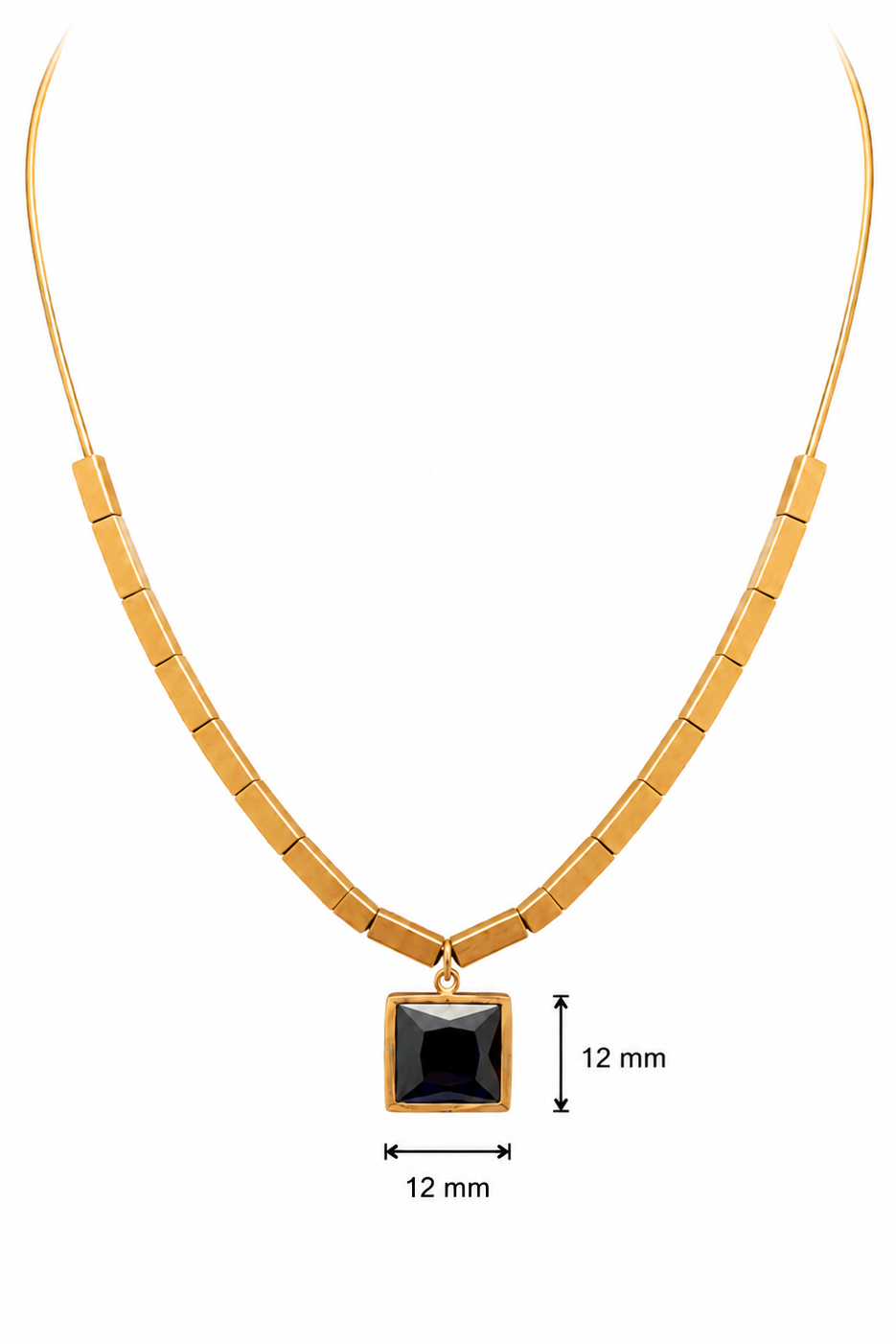 Stainless Steel 18k Gold Plated Necklace
