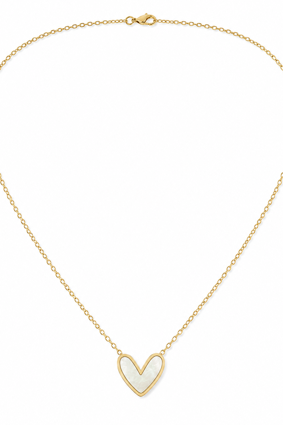 MOP Small Heart Pendant