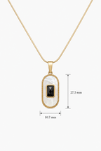 MOP Oval Pendant
