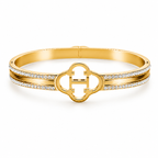 Stainless Steel CZ Diamond Studded Kada