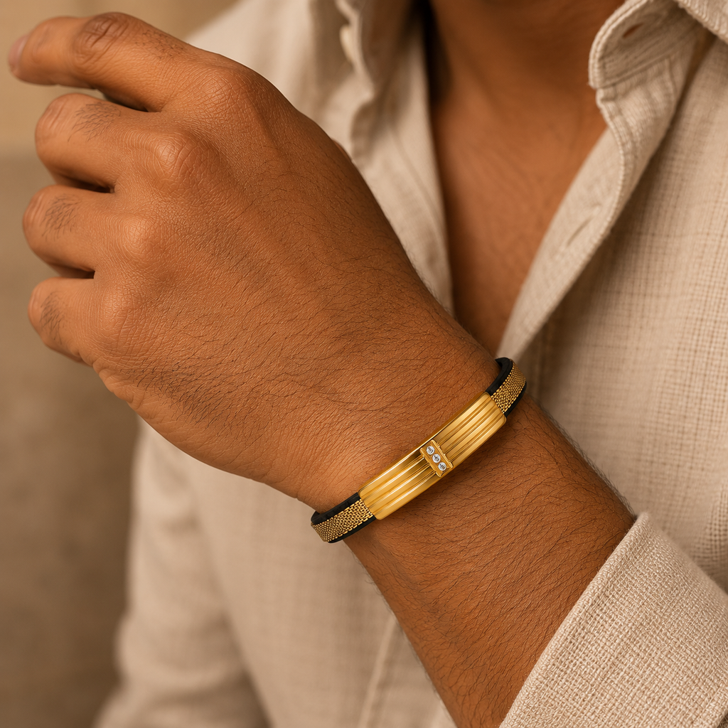 Gold with Cz Bracelet