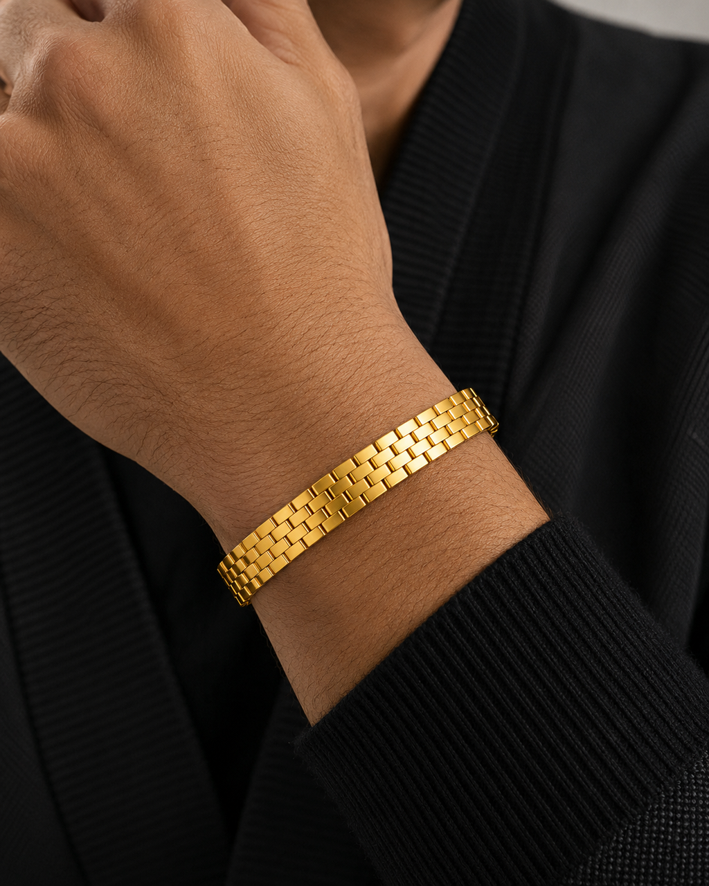 Steel Designer Mens Bracelet