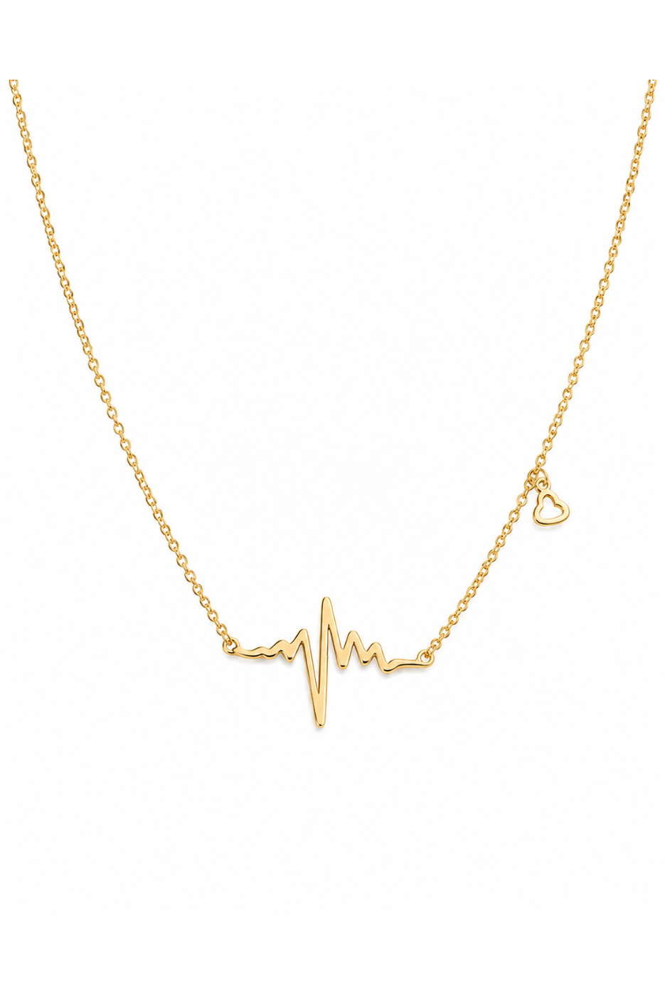 Heart beat Steel Pendant